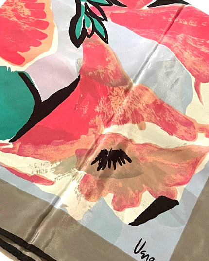 Vintage VERA Poly floral flower 🌸 scarf wrap