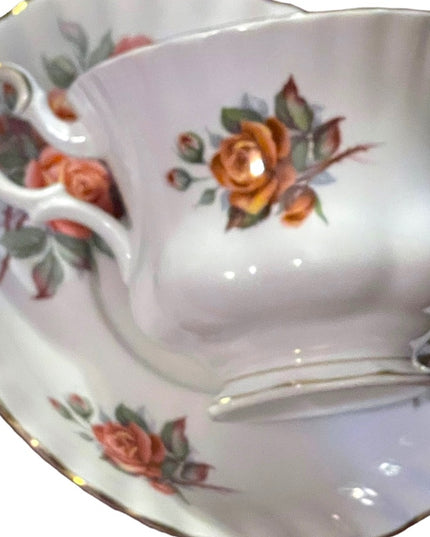 Vintage Royal Albert Centennial Rose Bone China Tea cup & Saucer England Floral
