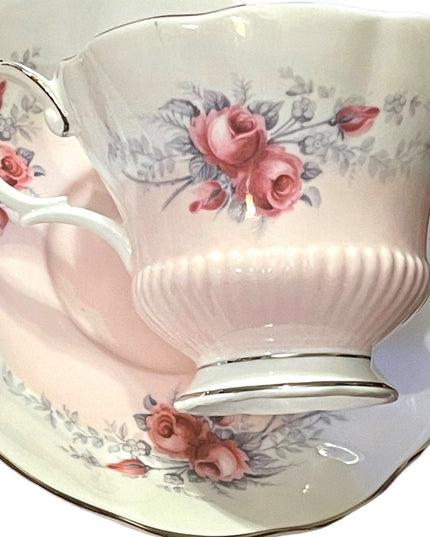 Royal Albert Rose Marie Series “sunset” tea cup and saucer circa 1960-1970. HTF