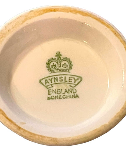 Vintage pastel blue Aynsley Delphinium tea cup & saucer RARE bone China