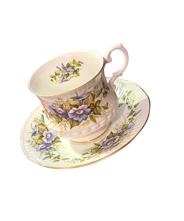 Royal Minster fine bone china England Wild flowers tea cup and saucer