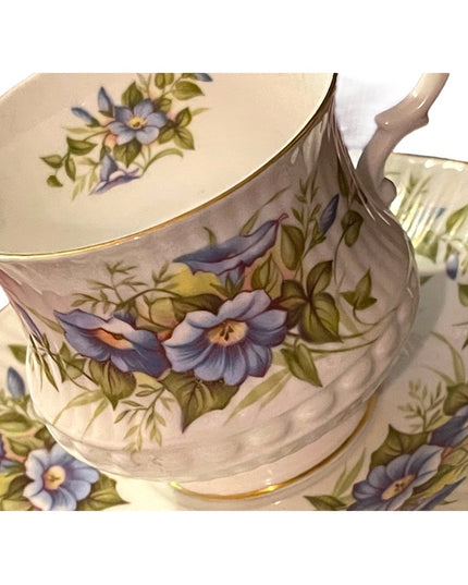 Royal Minster fine bone china England Wild flowers tea cup and saucer
