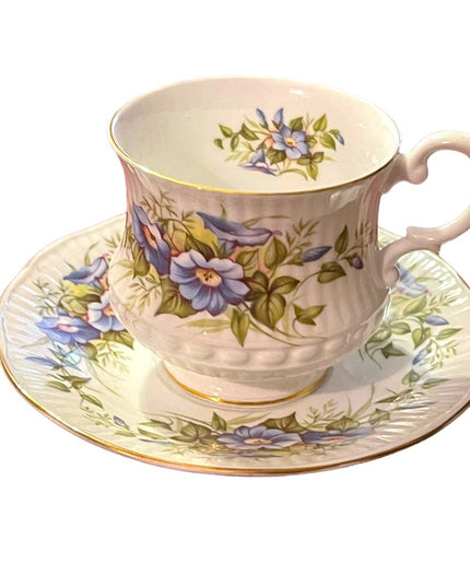 Royal Minster fine bone china England Wild flowers tea cup and saucer