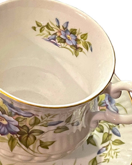 Royal Minster fine bone china England Wild flowers tea cup and saucer