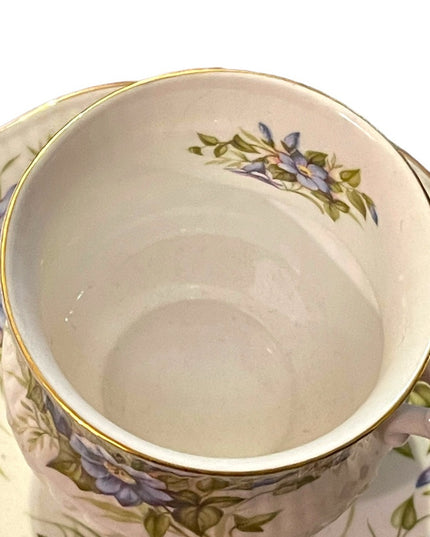 Royal Minster fine bone china England Wild flowers tea cup and saucer