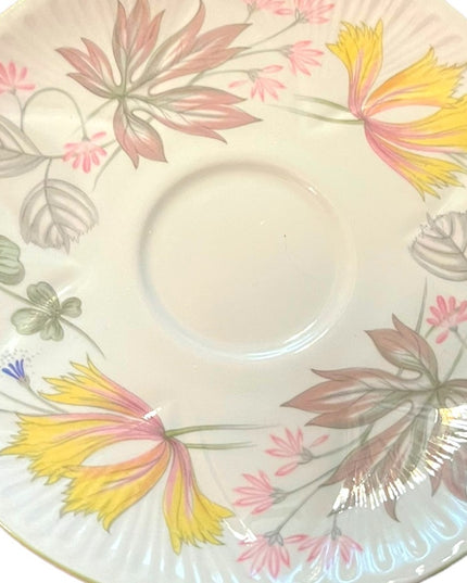 Vintage SHELLEY Tea cup and saucer floral Bone China England flowers