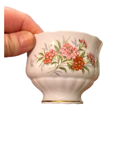 Vintage Paragon Floral flowers Fine bone china Tea cup & saucer pink