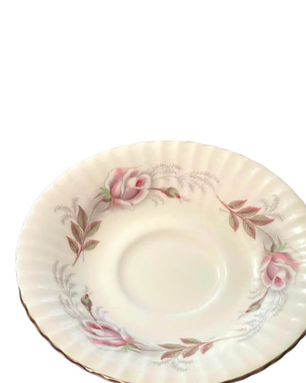 Vintage Paragon Rose Ballet Floral flower tea cup & saucer