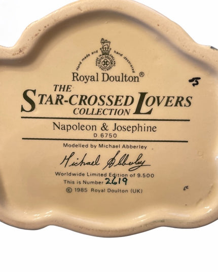 Star Crossed Lovers Royal Doulton Toby Mug