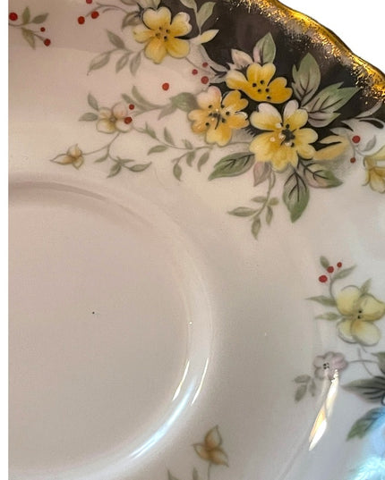 Vintage Royal Albert Royal Ascot Floral flowers tea cup & saucer set England