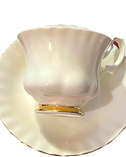 Vintage Royal Albert Affinity Gold Tea cup & saucer bone china England