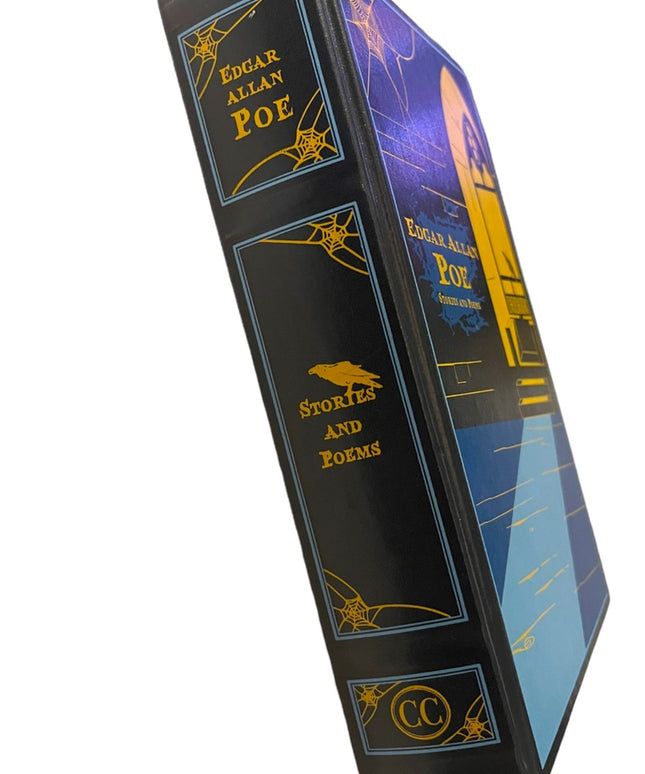 Hard Cover gold gilt edge Edgar Allen Poe stories & poems BOOK