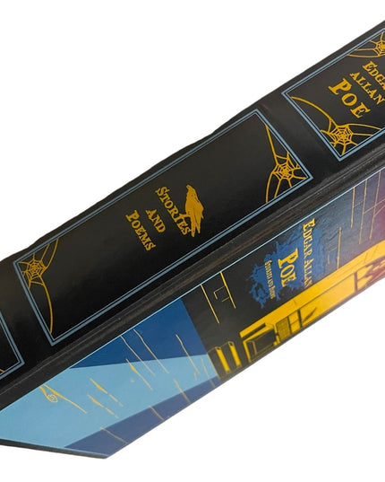 Hard Cover gold gilt edge Edgar Allen Poe stories & poems BOOK