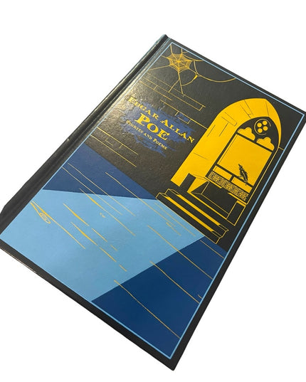 Hard Cover gold gilt edge Edgar Allen Poe stories & poems BOOK
