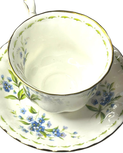 Vintage Royal Albert Bone China England Tea cup & Saucer set Forget me not