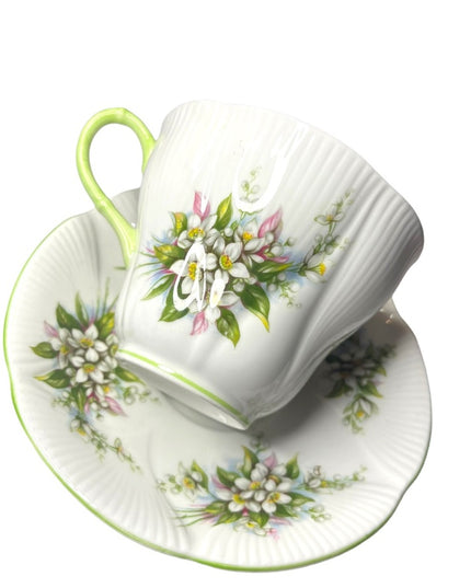 Vintage Royal Albert Orange Blossom time series Tea cup & saucer set England