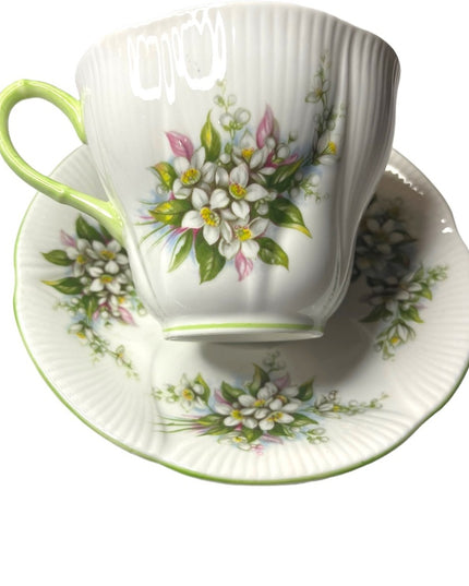 Vintage Royal Albert Orange Blossom time series Tea cup & saucer set England