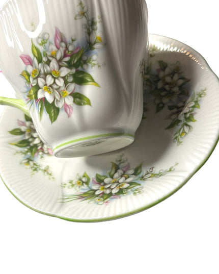 Vintage Royal Albert Orange Blossom time series Tea cup & saucer set England