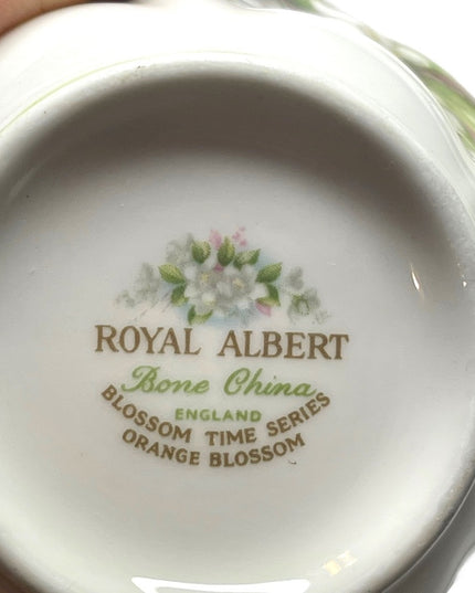 Vintage Royal Albert Orange Blossom time series Tea cup & saucer set England