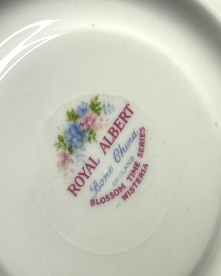 Vintage Royal Albert Wisteria Blossom Series Tea cup & Saucer bone China England