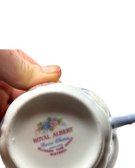 Vintage Royal Albert Wisteria Blossom Series Tea cup & Saucer bone China England