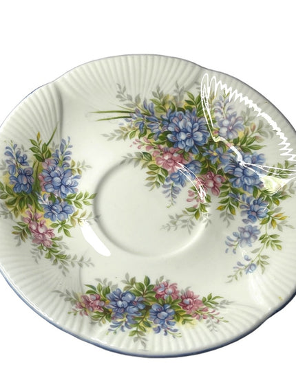 Vintage Royal Albert Wisteria Blossom Series Tea cup & Saucer bone China England