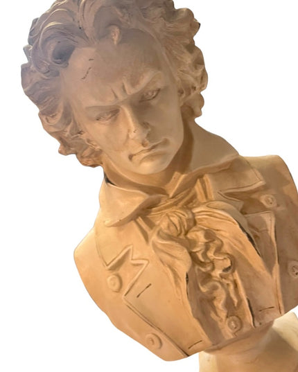 Vintage Beethoven Resin Heavy statue bust