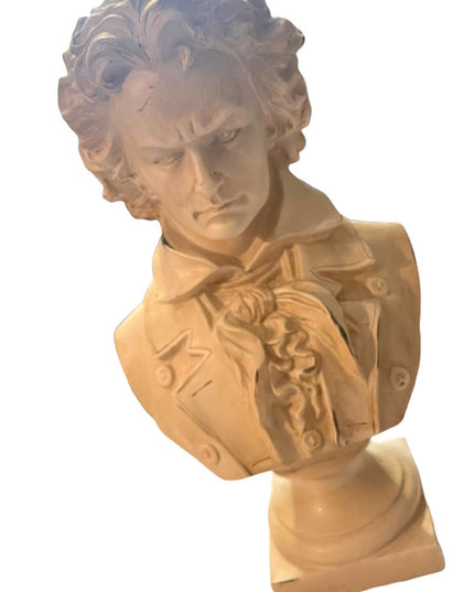 Vintage Beethoven Resin Heavy statue bust