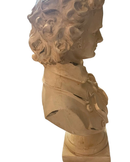 Vintage Beethoven Resin Heavy statue bust