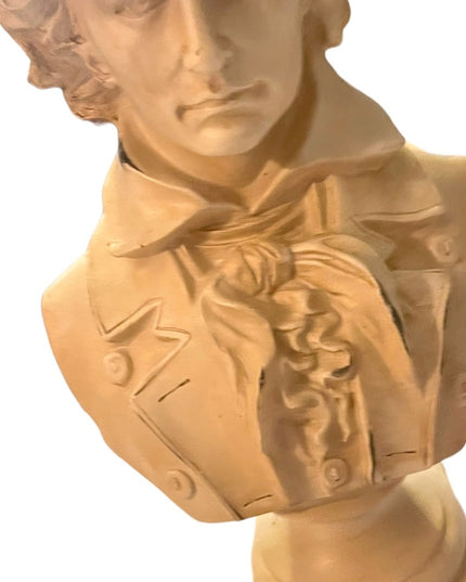 Vintage Beethoven Resin Heavy statue bust