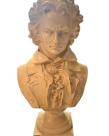 Vintage Beethoven Resin Heavy statue bust