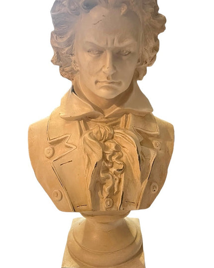 Vintage Beethoven Resin Heavy statue bust