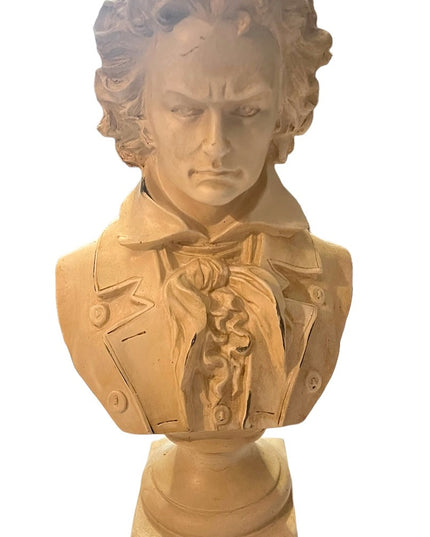 Vintage Beethoven Resin Heavy statue bust