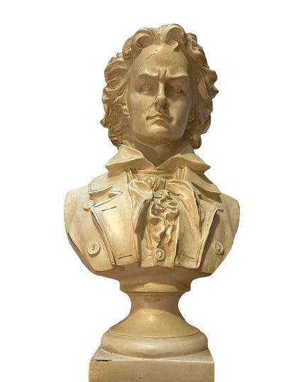 Vintage Beethoven Resin Heavy statue bust