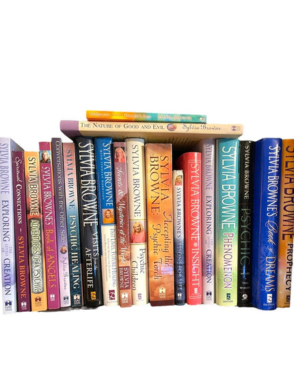 LOT of 20 Pcs Sylvia Brown Medium Psychic HC SC books New Age Oracle Afterlife