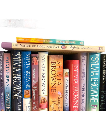 LOT of 20 Pcs Sylvia Brown Medium Psychic HC SC books New Age Oracle Afterlife