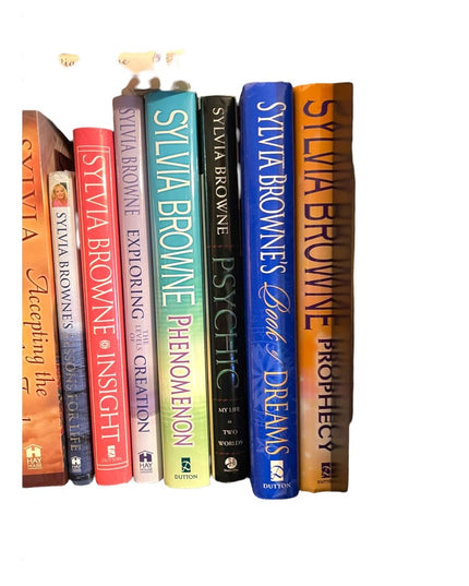 LOT of 20 Pcs Sylvia Brown Medium Psychic HC SC books New Age Oracle Afterlife
