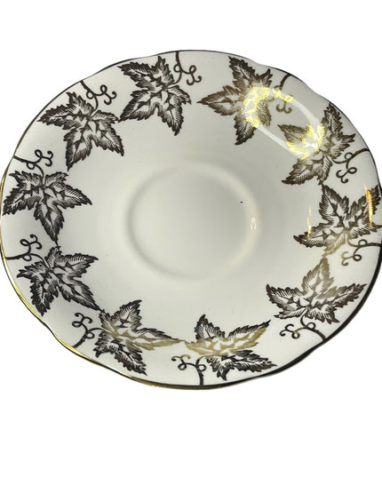 Vintage Royal Winton Gold floral tea cup & saucer bone china England