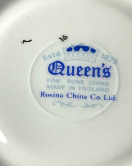 Vintage Queens Floral Tea Cup & Saucer flowers Bone china England