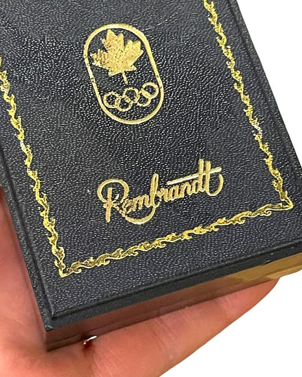Vintage Rembrandt NIB Canadian Olympic Association Sterling silver cuff links