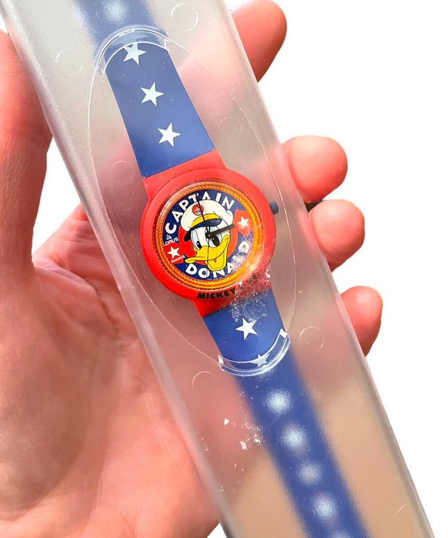 Vintage Lotus Mickey & Co Disney Captain Donald watch NWT in box!