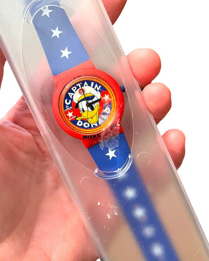 Vintage Lotus Mickey & Co Disney Captain Donald watch NWT in box!