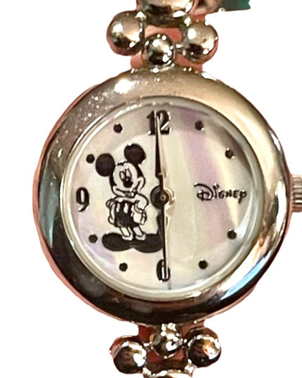 Avon Disney Silver tone finish Mickey mouse watch