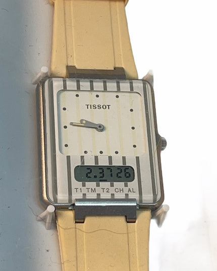 - VTG NEW Tissot Two Timer digital analog watch