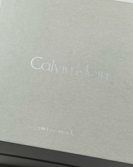 Vg Calvin Klein Spellbound watch womens in box with book leather band