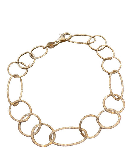 Sterling silver 925 Italy large  link bracelet