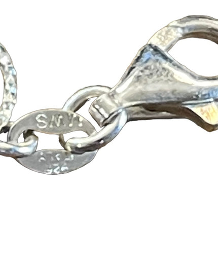 Sterling silver 925 Italy large  link bracelet