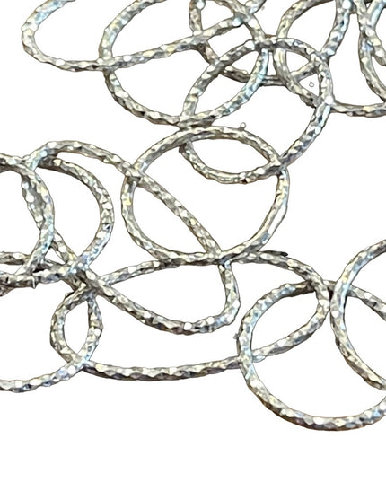 Sterling silver 925 Italy large  link bracelet