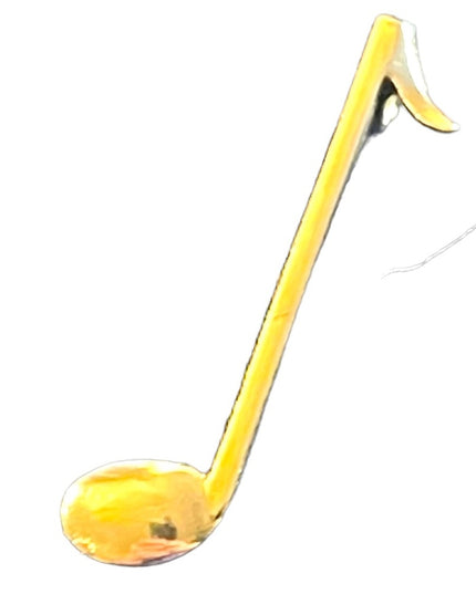 10k Gold Musical Note pendant 1.5”