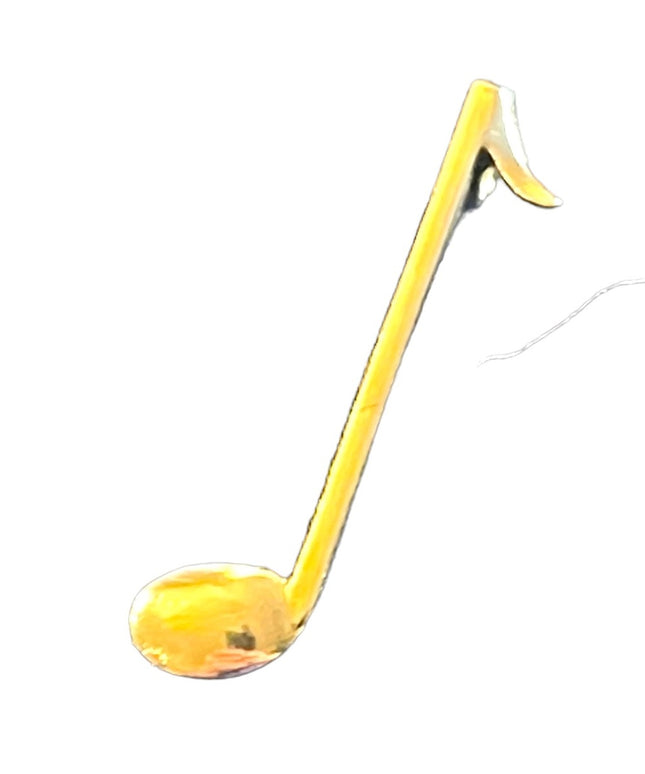 10k Gold Musical Note pendant 1.5”